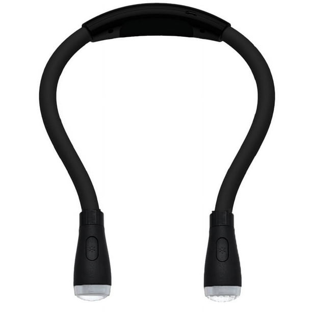 Luz de lectura recargable por USB para el cuello, luz de lectura de 4 LED, luz nocturna portátil para picnics y reparaciones.