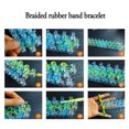 thumbnail image 5 of HCTSHG 300 Pcs Loom Bands Refill Kit for DIY Bracelet Making, Colorful Rubber Bands Connectors for Craft Kits, Jewelry Making Accessories for Kids, 5 of 7