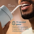 thumbnail image 6 of Philips Sonicare Compact Flosser 1000, Portable Water Flosser with 3 Flossing Modes, Ipx7 Waterproof Oral Irrigator, Travel Friendly, Blue, Model HX3333/24, 6 of 18