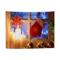 thumbnail image 2 of Harpily Christmas Background Fabric Studio Shot Christmas Pattern Photography Background Blanket, 2 of 4