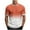 Orange, variant on T-shirts for Men Short Sleeve Round-Neck Gradient Print Casual Sports T-shirt Shirts Red XXL
