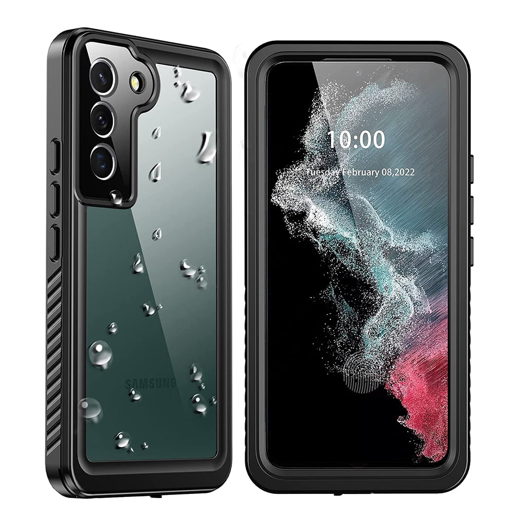 Samsung Galaxy S22 Case, Waterproof Built-in Screen Protector Full Protection Dteck Heavy Duty Shockproof Anti-Scratched Rugged Case for Galaxy S22 5G 6.1'' 2022 (Black)
