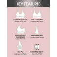 thumbnail image 5 of Fruit of the Loom Women's Built Up Seamless Wireless Comfort Bra, Style FT919PK1, Sizes S to 2X, 5 of 6