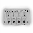 thumbnail image 1 of Hipshot 4-String TransTone Bass Bridge - SATIN, 1 of 2