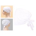 thumbnail image 3 of Chemo Cancer Head Scarf Gorros musulmanes Elásticos Headwrap Snood Hijab blanco Hugo Sombrero Turbante Étnico, 3 of 9