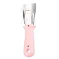 thumbnail image 5 of Injueey Raspador de hielo para refrigerador, descongelador de cocina de acero inoxidable Universal, descongelador, utensilios de mano para Suministros de limpieza para el hogar rosa, 5 of 5