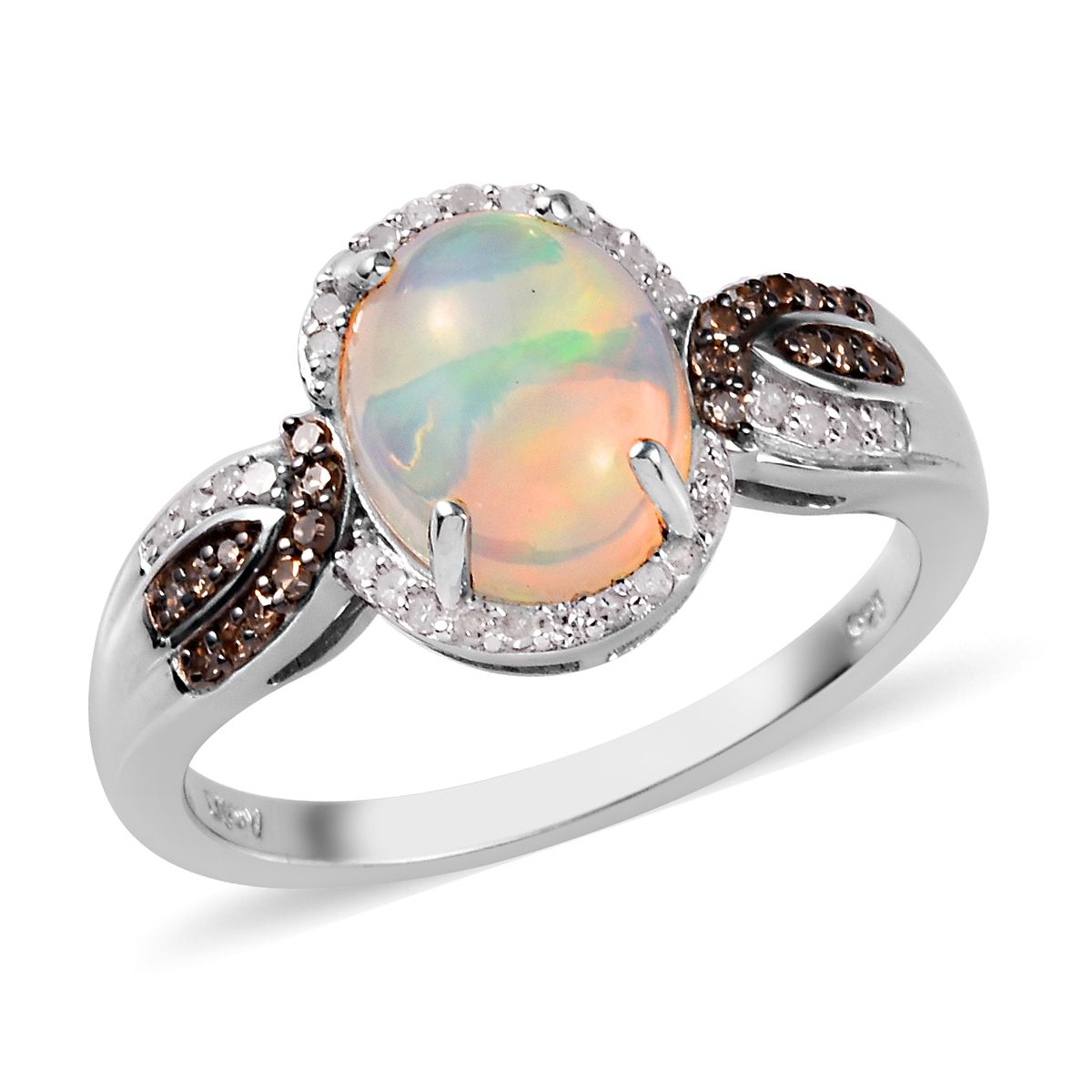 Natural Opal Silver Ring 925 Sterling Silver Oval Shape Ring Wedding Ring Anniversary Ring Engagement Ring Christmas /& New Year
