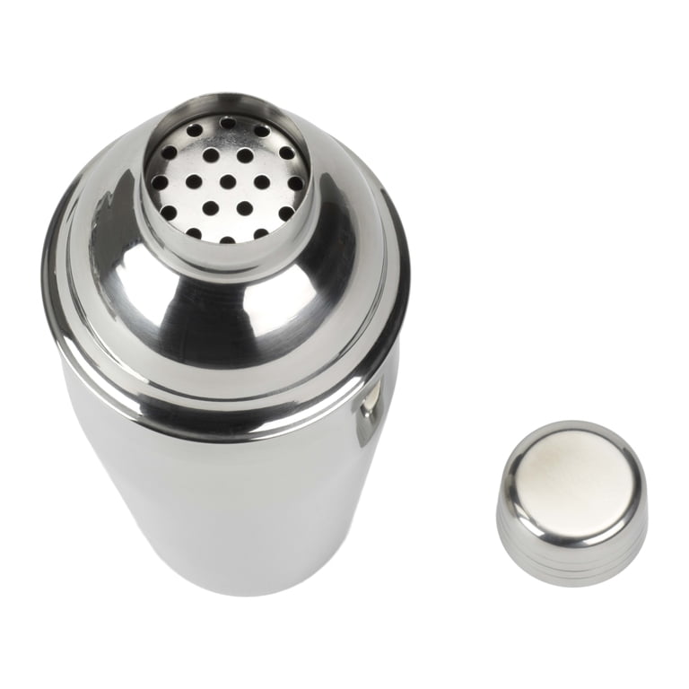 GoodCook Cocktail Shaker, 16oz Stainless Steel, 1oz Jigger Cap