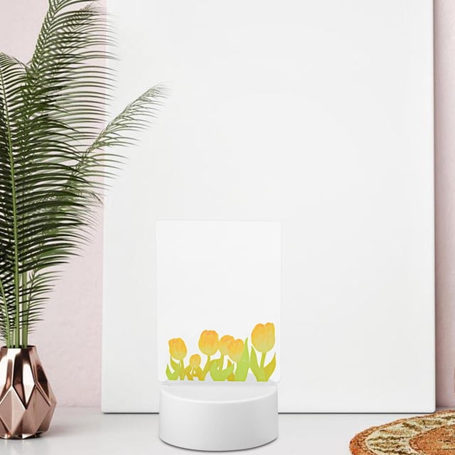Tablero de de borrado acrílico de escritorio creativo, tablero de escritura luminoso, tablero de notas LED, Memo de momento diario para Blanco cálido Macarena tablero de luz de escritorio