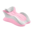 thumbnail image 2 of Almohada triangular suave para dormir de lado, ideal para hombres y mujeres. Rosa Gris, 2 of 6