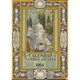 thumbnail image 3 of Henry McCarter 11x14 Black Modern Framed Museum Art Print Titled - The Calendar of Famous Artists (1904), 3 of 5