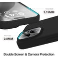 thumbnail image 3 of Entronix Étui en Silicone Liquide pour Apple iPhone 15 Plus, 6,7 Po, Noir, 3 of 7