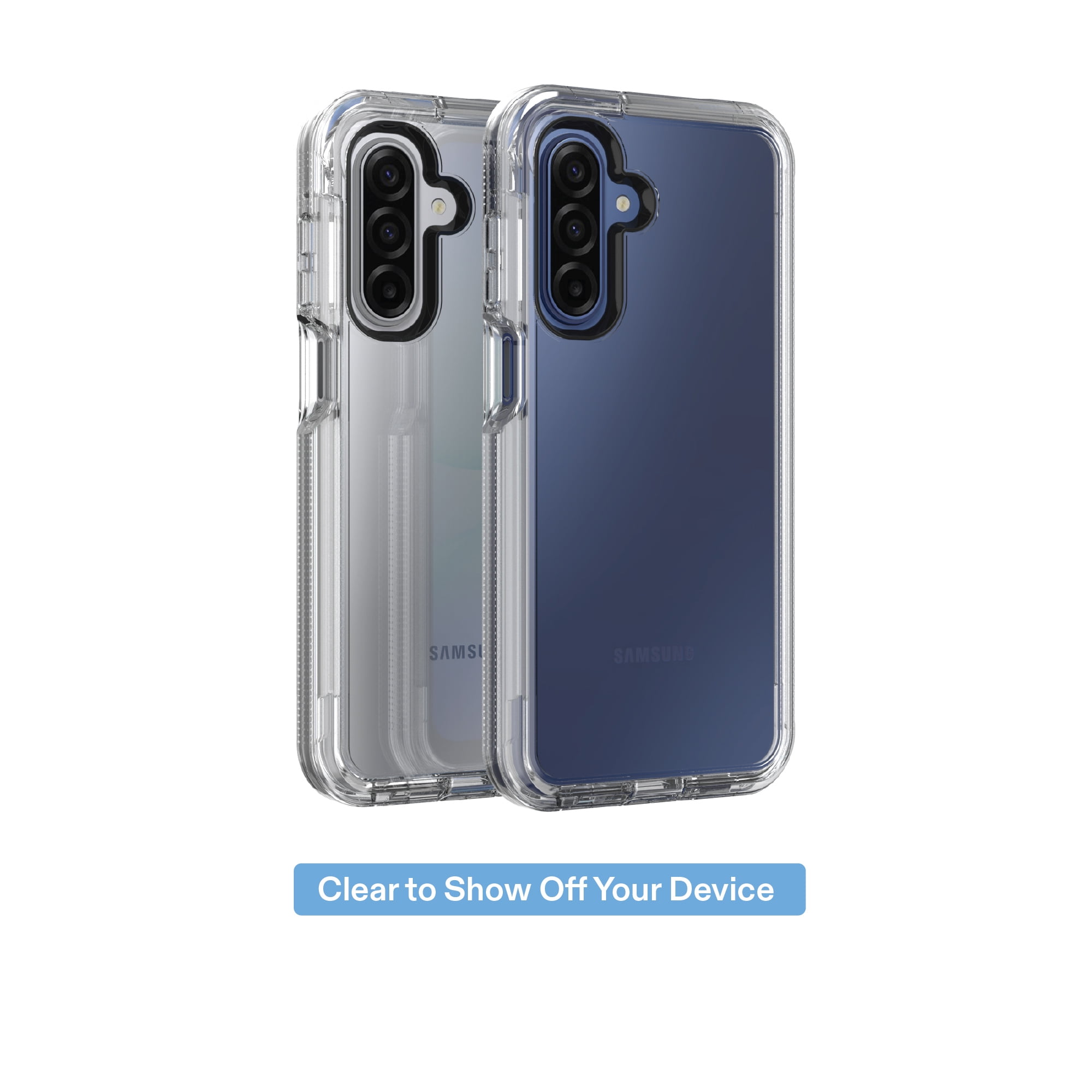 onn Rugged Phone Case for Samsung Galaxy A17 5G - Clear