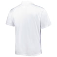 thumbnail image 3 of Men's White/Royal Los Angeles Dodgers Big & Tall Sublimated Polo, 3 of 3