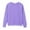 Z3-Purple, variant on Mifelio Sweatshirt for Women, Women Sweatshirt Casual Easy Solid Color Long-Sleeves Round Neck Blouse Top Womens Sweatshirt Black L