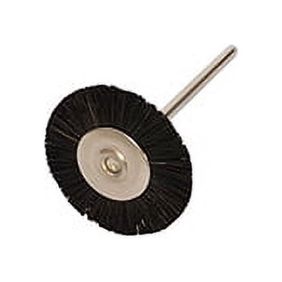 Miniature Brushes on Mandrels, Stiff Bristles, 1 Inch, 12 Pack