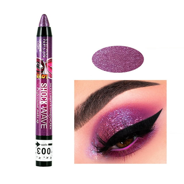 Eyeshadow Pen And Lip Pen 2 In 1 Lying Silkworm Pen Highlighter Eye Shadow Pen, Makeup Eye Shadow