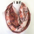 thumbnail image 2 of Nueva bufanda infinita con estampado floral de moda, bufanda con lazo de hojas, bufandas de mujer de gran oferta, pañuelo con flores, bufanda larga para mujer, 2 of 5
