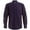 Purple, variant on Kustom Kit Mens Mandarin Collar Fitted Long Sleeve Corporate Shirt