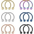 thumbnail image 1 of Briana Williams 16G Septum Rings Surgical Steel Nose Septum Horseshoe Hoop\, 1 of 1