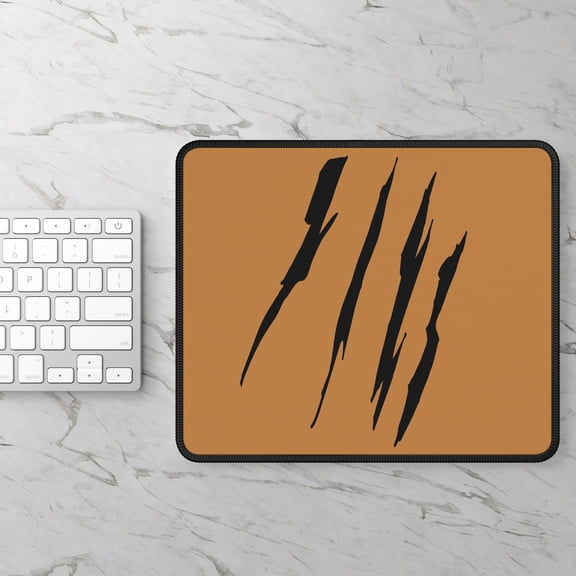 Effete Feline Claw Marks Scratch Gaming Mouse Pad