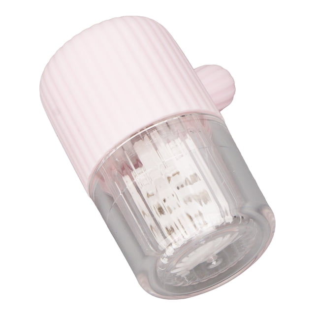 Portable Contact Lens Cleaner Case Manual Cleaning ABS Material with Clockwise and Anticlockwise Rotation, Easy To Carry Storage Box for Tear Protein Removal
