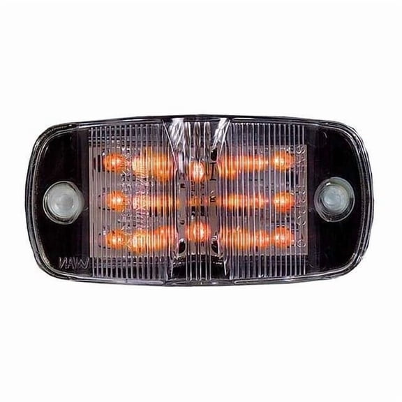 Clearance Light, LED, Amber, Surf, Oval, 4 L 3JYD8