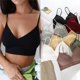 thumbnail image 5 of Sujetador de alta elasticidad para mujer, bralette fruncido en forma de U, sujetador push up de verano, sujetador salvaje anti-luz, top de tubo, lencería sexy sin aros, 5 of 5