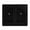Black, variant on Demi Bonn Black Mid-Century Sideboard - 2 Outlet Holes, Fluted Design, Buffet Storage Cabinet