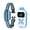 blue, variant on PetJoy No Shock Dog Training Collar, Beep and Vibrating Dog Collar with Remote 2800Ft, Dog Bark Collar No Shock-Vibration Collar for Small Medium Large Dogs - No Prongs Blue