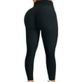 thumbnail image 5 of Women'S Bubble Hip Butt Lifting Anti Cellulite Legging High Waist Workout Tummy Control Yoga Tights, 5 of 5
