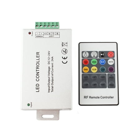 Rgb Led Strip Controller - 20 Key Wireless RF Remote RGB LED Light Strip Controller for 5050 3528 12-24V