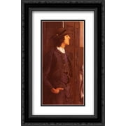 Pascal Adophe Jean Dagnan Bouveret 2x Matted 18x24 Black Ornate Framed Art Print 'A Young Breton Man'