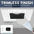 thumbnail image 3 of LUXRITE 3 Inch LED Trimless Spotlight with Black Trim, Twist N' Lock, 5CCT, 15W, 1000LM, CRI90, 38 Beam, Dimmable ETL, 3 of 7