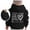 Black, variant on TJAZFJPA Star Hoodie Girl's Hoodie Long Sleeve Soft Sweatshirt Graphic Hoody Kids Cute Pullovers Top Clothes for Girls Striped Sweatshirt Cute Hoodies for Teens Oversized 9-10 Years