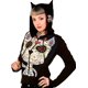thumbnail image 2 of Sudadera Con Capucha Y Cremallera Con Estampado De Gatito De Halloween, Sudaderas Con Capucha Con Cordón De Manga Larga Informales, Prendas De Vestir, Ropa De Mujer, 2 of 4