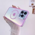 thumbnail image 5 of case for iPhone 13 Pro Max Case, Laser Glitter Bling Clear Mirror Case with Cute Heart Pattern, Hard PC + Soft TPU Anti Scratch Shockproof Case for Women Girls Back Cover(Pink), 5 of 14