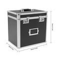 thumbnail image 2 of Portable Locking Storage Box Large for Filing Letters & Documents w/Lock Black, 2 of 17