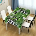 thumbnail image 7 of Tropical Palm Leaves Rectangle Tablecloth, Dust Proof Anti Wrinkle Wipeable Table Cloth Tabletop foration of Dinner Kitchen Wedding Holiday Party 60"x90" Decor Gift, 7 of 7