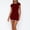 Wine Red, variant on YUEVORA Dress for Women, Slim Fit Bodycon Stretchy Midi Dress, Figure Flattering Polyester Blend, Versatile Casual Outfit for Office and Daily Wear