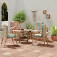 thumbnail image 2 of Jordan Manufacturing 44" x 22" Rectangular Outdoor Chair Cushion with Ties and Hanger Loop, 2 of 14
