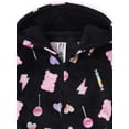 thumbnail image 2 of The Children's Place Girls One Piece Cozy Fleece Candy Print PJs, Sizes XS-XXL, 2 of 3