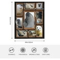 thumbnail image 6 of Seal Blanket Gift for Women Women Ultra Soft Cozy Fleece Ocean Sea Life Blankets Fuzzy Plush Bedding Blanket for Bed Users Adults 50"x40", 6 of 7