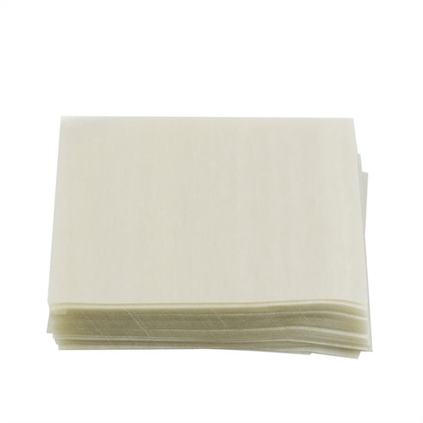 Envoltorios de Papel de Arroz, 500 Piezas de Papel de Oblea de Arroz Comestible, Papel de Arroz, Papel Comestible, Hojas de Envolver Dulces, Papel de Azúcar para Pastel de