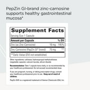 Integrative Therapeutics Zinc-Carnosine, Gut Health Support,* 60 Count (60 Servings)