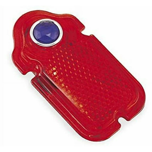 Bikers Choice Blue Dot Taillight Lens for Harley-Davidson 47-54 Tombstone * Part 410300