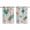 Turquoise Orange, variant on Teal Orange Boho Kitchen Curtains Small Short 39 Inch Length, Middle Century Geometric Abstract Grommet Top Bedroom Living Room Curtains, Light Filtering Cafe Curtain Drapes 2 Panels Set 55''x39''