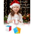 thumbnail image 5 of Cubo de velocidad 3x3 sin pegatinas, regalo navideño para niños y adultos (sin pegatinas), 5 of 5