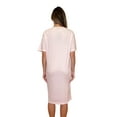 thumbnail image 2 of Just Love Short Sleeve Nightgown Sleep Dress for Women (Pink - Leopard Heart, 2X), 2 of 3