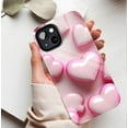 thumbnail image 5 of Glossy Pink Heart Shaped Phone Case Couples Valentine’s Day Gift Compatible with iPhone 11/12/13/14/15/16 (Pro Max/Plus), 5 of 9